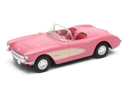 Welly Chevrolet Corvette 1957 1:34 kabriolet růžový